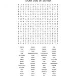 100Th Day Of School Word Search   Wordmint