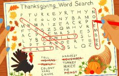 17 Free Thanksgiving Word Search Puzzles For All Ages