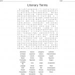 75 Literary Terms, Elements, & Devices Word Search   Wordmint