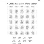 A Christmas Carol Word Search   Wordmint