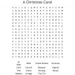 A Christmas Carol Word Search   Wordmint