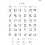 Acting & Theater Crosswords, Word Searches, Bingo Cards