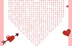 Adorable Valentine's Day Word Search Printable | Valentines