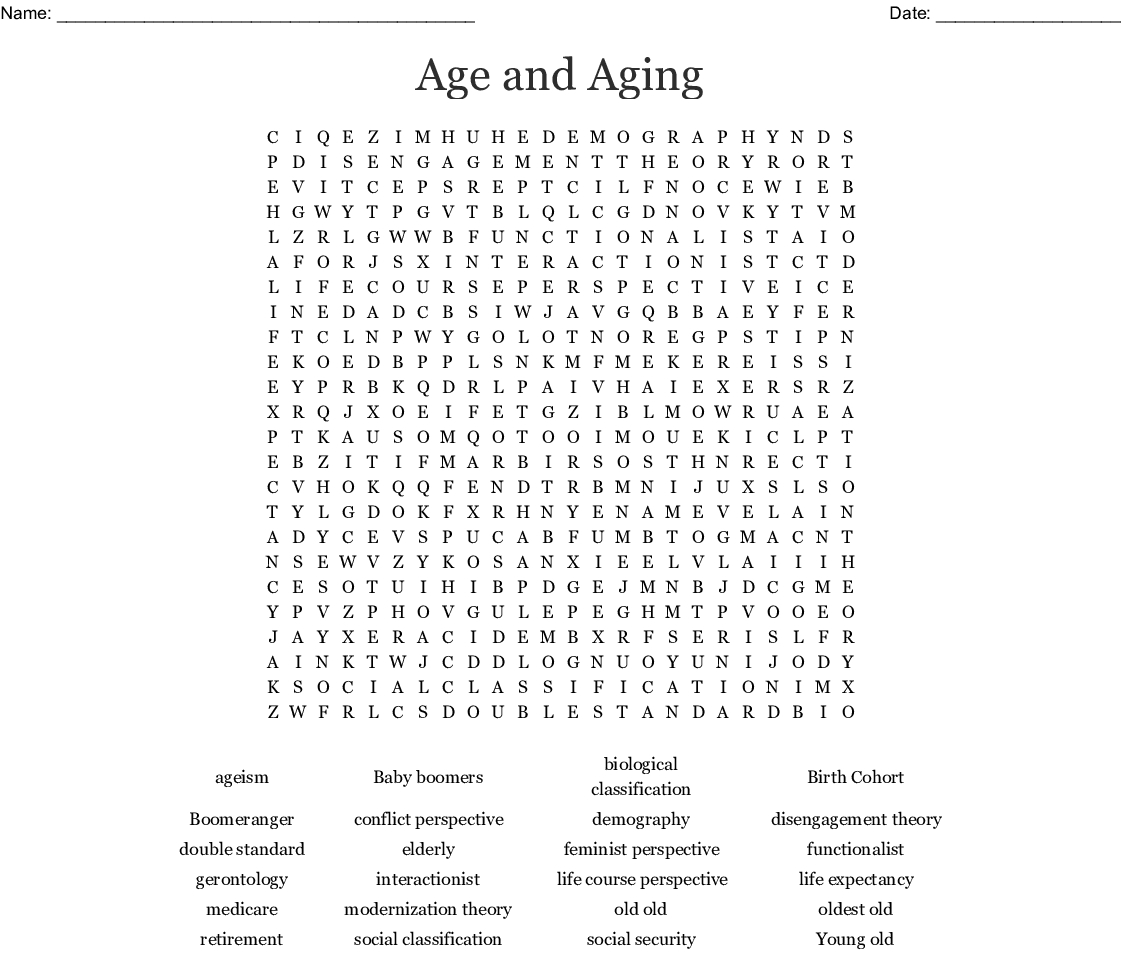 Senior Citizen Large Print Word Search Puzzles For Seniors P