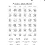 American Revolution Word Search   Wordmint