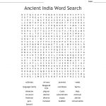 Ancient India Word Search   Wordmint
