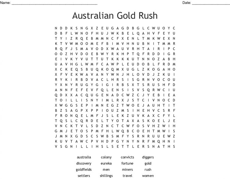 Australian Gold Rush Word Search Wordmint Word Search Printable australian-gold-rush-word-search-wordmint-word-search-printable