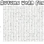 Autumn Word Search | Kids Word Search, Printable Games For