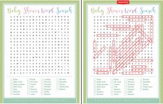 Baby Shower Word Search – A Top Ranked Baby Shower Game