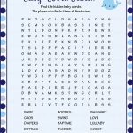 Baby Word Search   Printable Download   Navy Gray Whale Baby