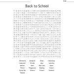 Back To School Word Search   Wordmint