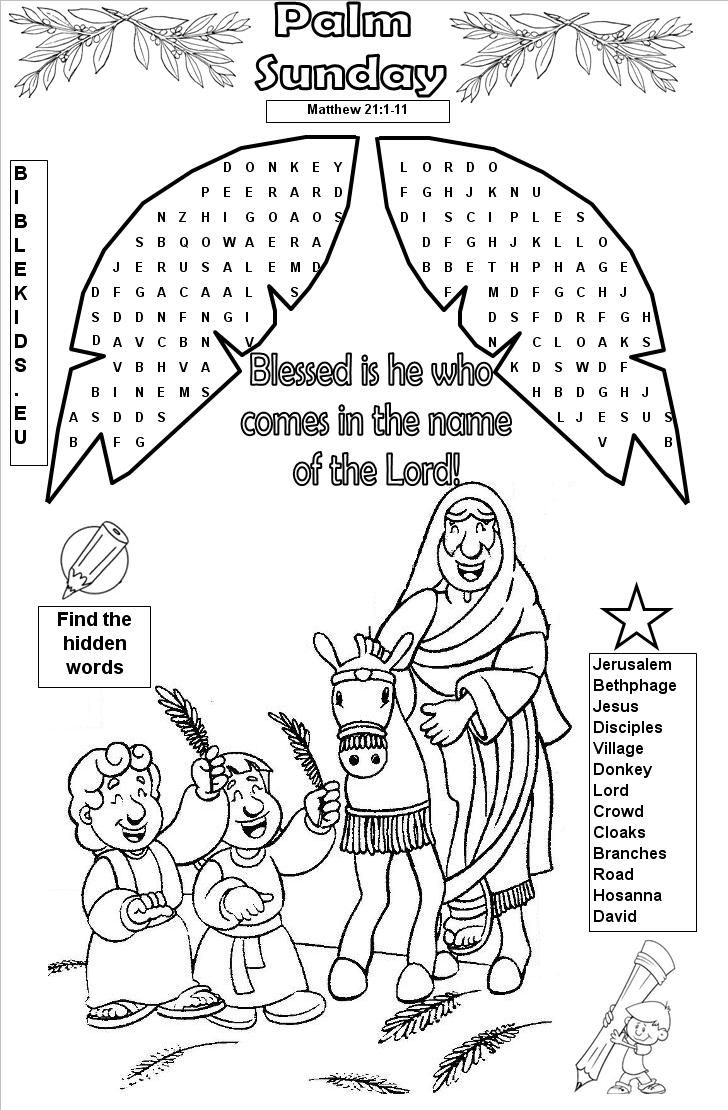 Bible Word Search Puzzles - Printable Bible Word Search