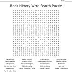 Black History Word Search Puzzle   Wordmint