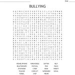 Bullying Word Search   Wordmint