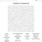 Castles Crossword Word Search   Wordmint