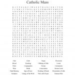 Catholic Mass Word Search   Wordmint