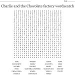 Charlie And The Chocolate Factory Wordsearch   Wordmint