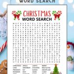 Christmas Word Search   Free Printable