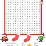 Christmas Wordsearch Easy   Cooking With Languages