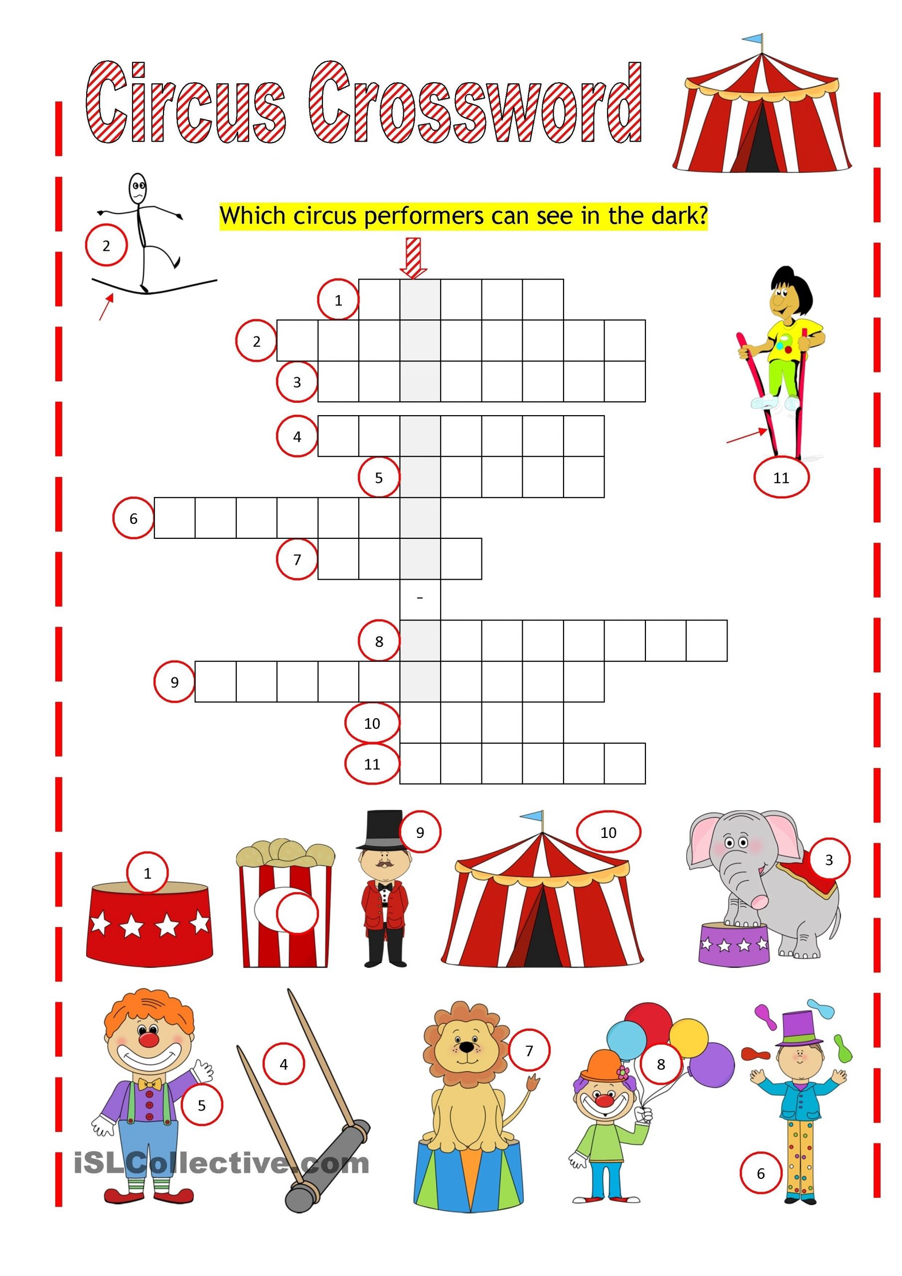 Circus Crossword