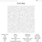 Civil War Word Search   Wordmint
