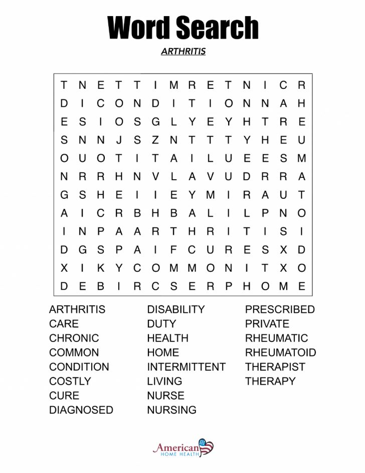 Large Printable Word Searches For Adults