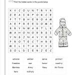 Coloring : Veterans Day Word Search Freeng Pages For Kids