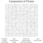 Components Of Fitness Word Search   Wordmint
