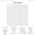 Coping Skills Word Search   Wordmint