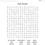 Cub Scout Word Search   Wordmint
