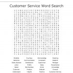 Customer Service Word Search   Wordmint