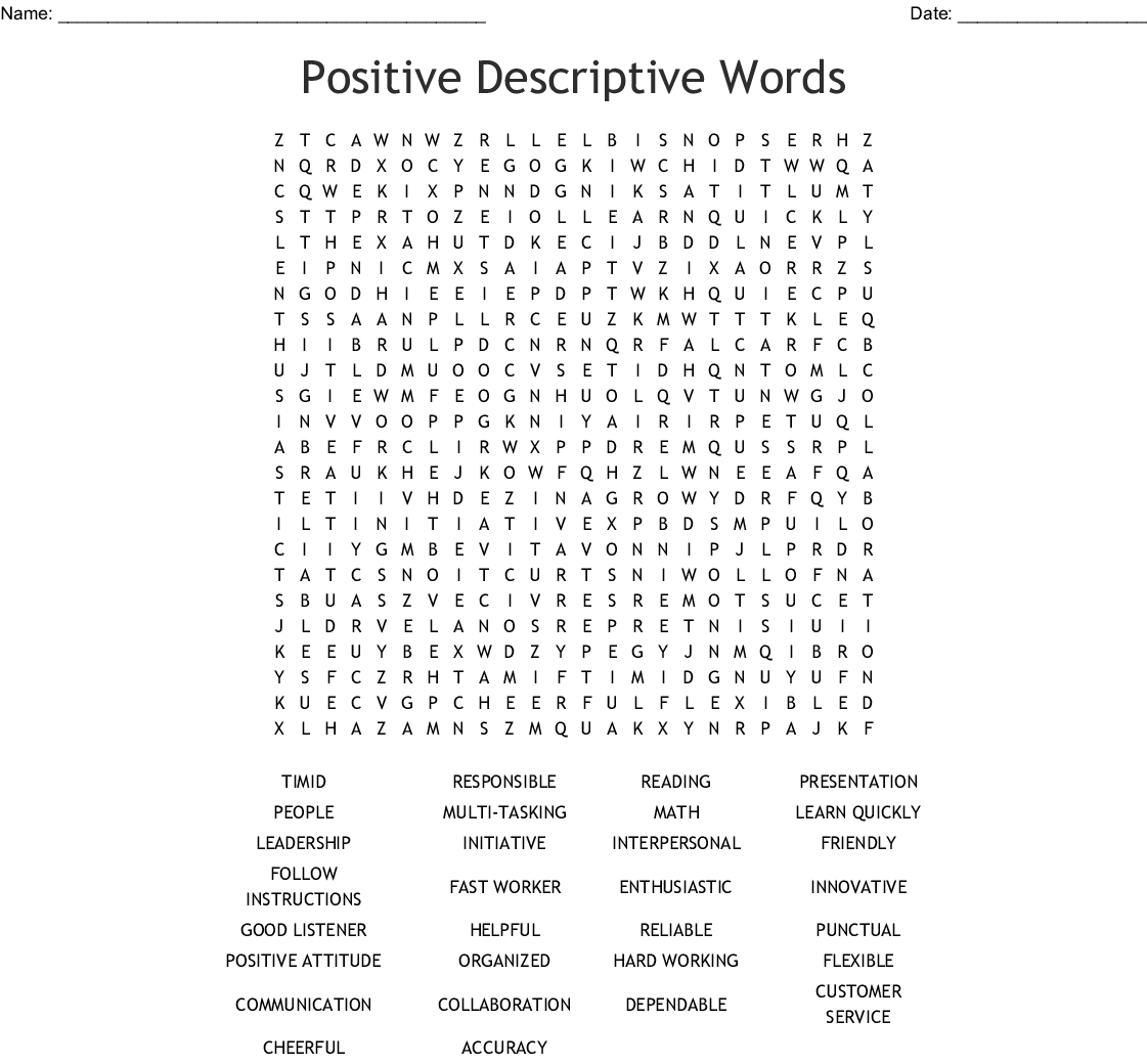 Customer Service Word Search - Wordmint
