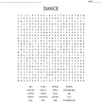 Dance Word Search   Wordmint