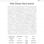 Disney World Word Search   Wordmint