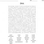 Dna Word Search Worksheet | Printable Worksheets And