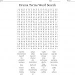 Drama Elements Word Search   Wordmint
