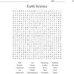 Earth Science Word Search   Wordmint