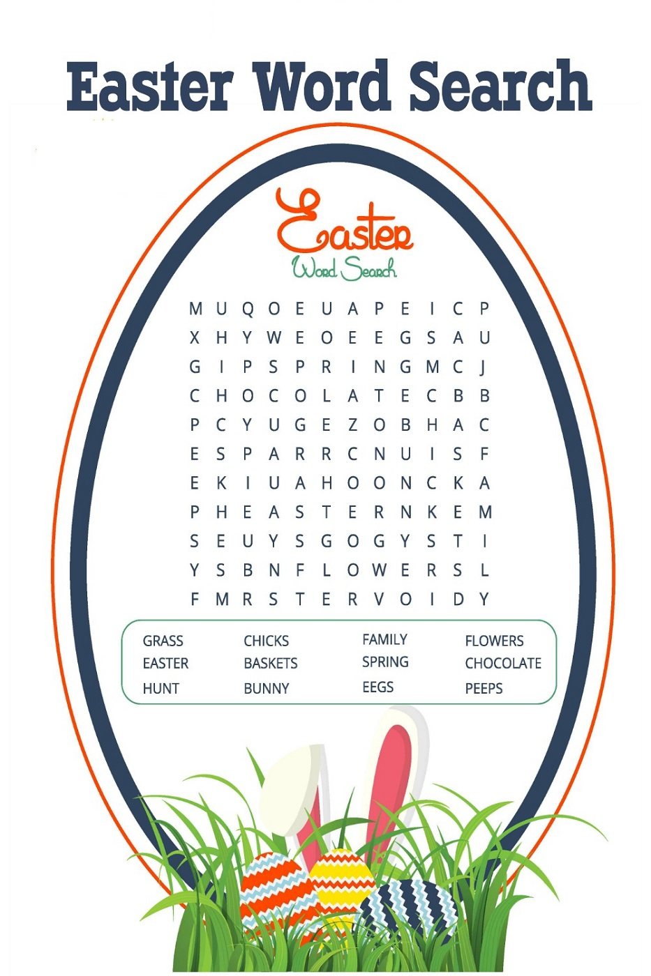 Easter Word Search For Kids | Printable Shelter