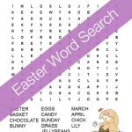 Easter Word Search Free Printable For Kids