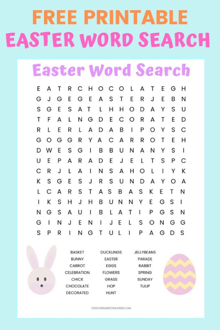 Christian Easter Word Search Puzzles Printable