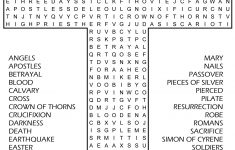Easter Word Search – Sunday School Activity Website Has Good