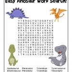 Easy Dinosaur Word Search For Kids | Woo! Jr. Kids Activities