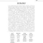 Ecology Word Search   Wordmint