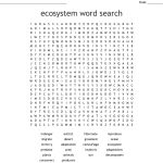Ecosystem Word Search   Wordmint