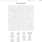 Ecosystems Word Search   Wordmint