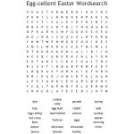 Egg Cellent Easter Wordsearch   Wordmint
