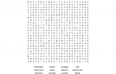 Election Word Search – Wordmint
