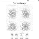 Fashion Design Word Search   Wordmint