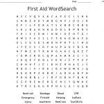 First Aid Wordsearch   Wordmint