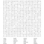 Free Downloadable Puzzle Word Search # 4 | Word Puzzles